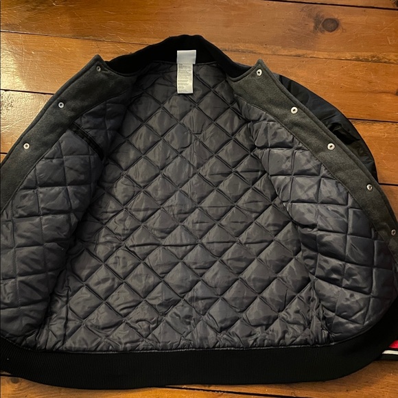 NHL Chicago Blackhawks Letterman Full-Snap Varsity Jacket - Picture 6 of 8